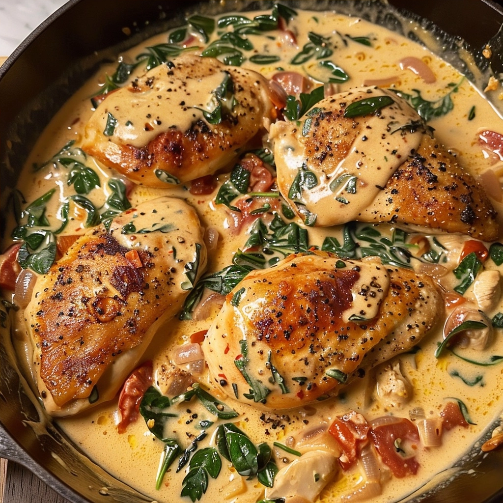 Creamy Tuscan Chicken: Easy One-Skillet Recipe