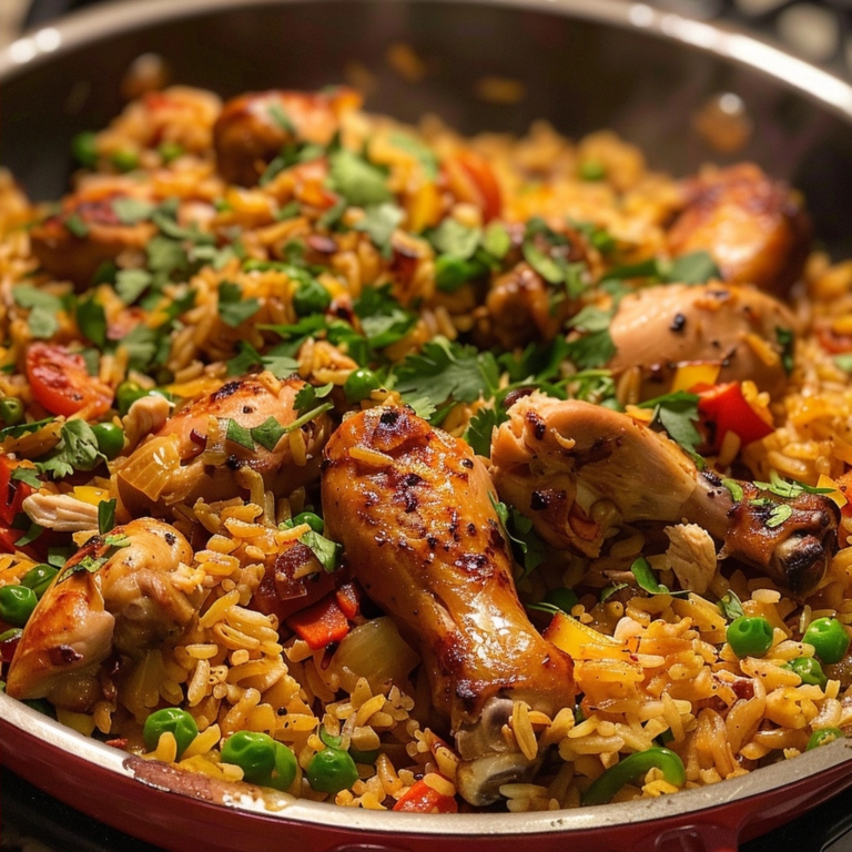 One Pot Chicken Rice: Easy Portuguese Style Meal
