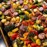 Sheet Pan Sausage & Veggies: Quick Easy Dinner