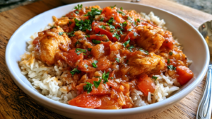 Crockpot Salsa Chicken (3 Ingredients)