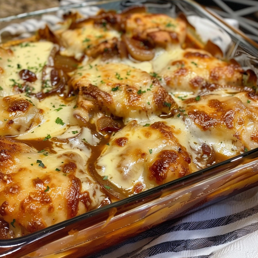 French Onion Chicken Bake Recipe