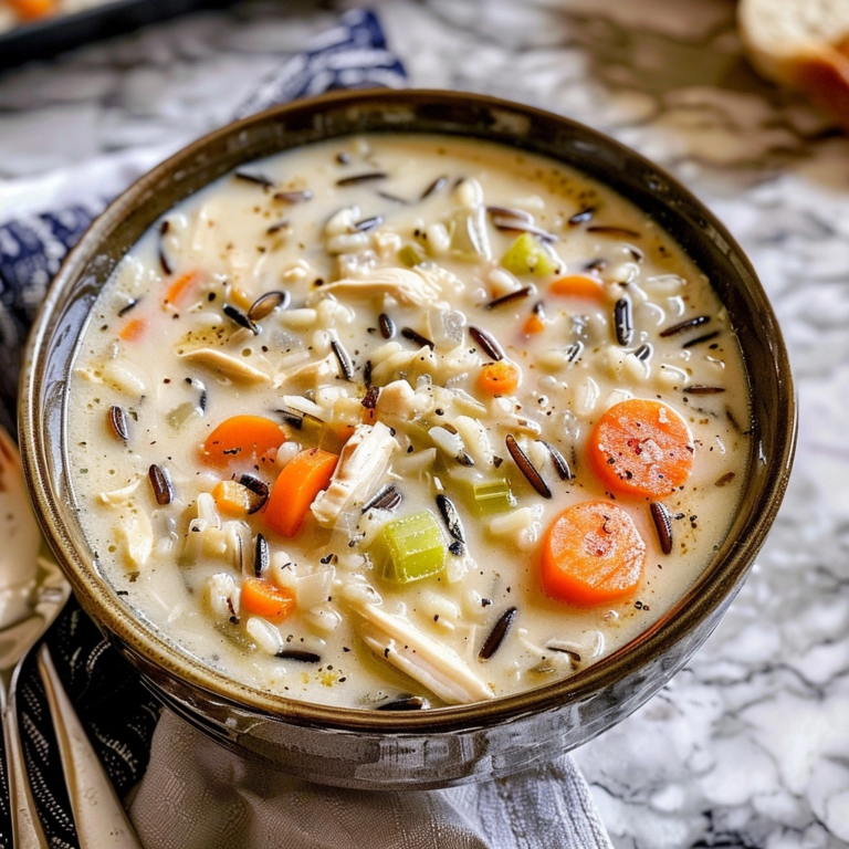 Creamy Chicken Wild Rice Soup Recipe