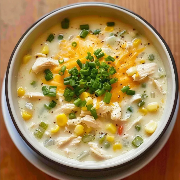 Creamy Chicken Corn Chowder Recipe