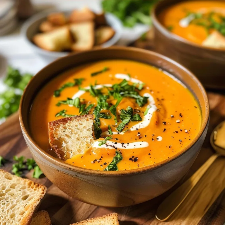 Roasted Carrot Soup Recipe for Creamy Comfort