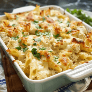 Chicken Alfredo Casserole