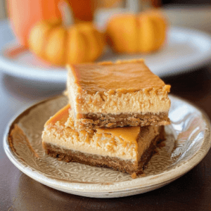 Maple Pumpkin Cheesecake Bars