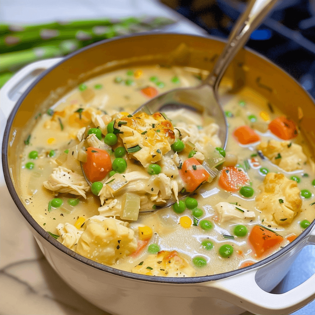 Creamy Chicken Pot Pie Soup