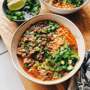 Flavorful Ground Beef Broth Bowls