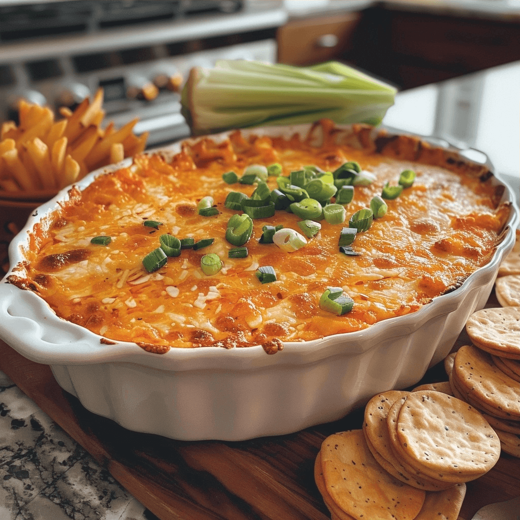 Buffalo Chicken Dip (Easy Appetizer)
